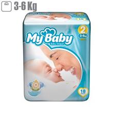 My Baby Chamomile Size 2 Diaper Pack of 18